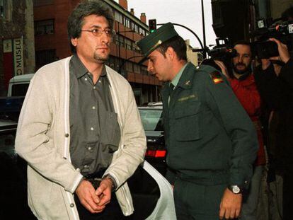 Guirado, en una imagen en 2000 cuando fue a declarar ante la juez tras delatar la trama del secuestro.