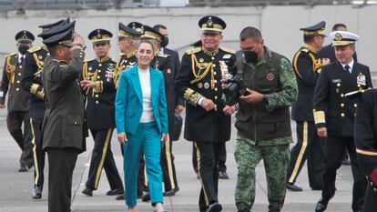 Claudia Sheinbaum y Luis Cresencio Sandoval