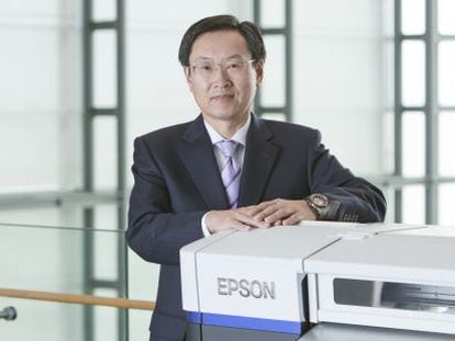 Minoru Usui, presidente de Epson.