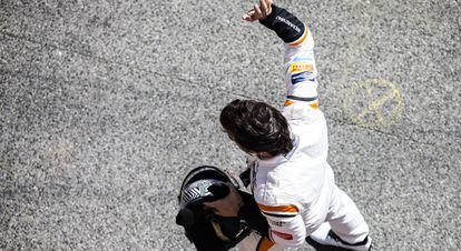 El piloto español de Fórmula 1 Fernando Alonso.