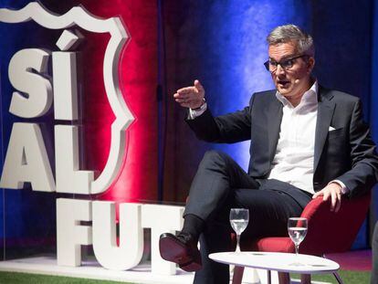 Víctor Font presenta su proyecto para presidir el FC Barcelona. 