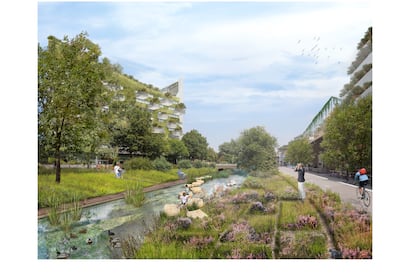 La idea de Maas es diseñar arquitectura urbana que de acceso a la naturaleza, y mejorar la biodiversidad para frenar el cambio climático.