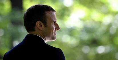Emmanuel Macron, en APrís el pasado miércoles.