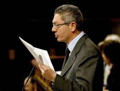 El ministro de Justicia, Alberto Ruiz Gallardón. EFE/Archivo