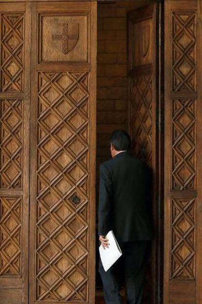 El presidente de la Generalitat, Artur Mas, en el Palau de la Generalitat, en una foto de archivo.
