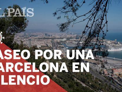 Un passeig pel silenci d’una Barcelona amb buidor i esperança