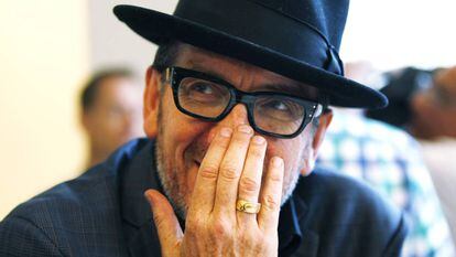 El cantante Elvis Costello en California, en 2013.