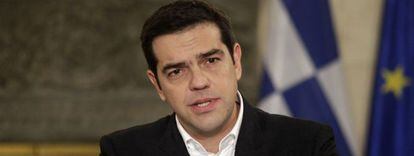 Alexis Tsipras, primer ministro griego, durante una rueda de prensa la semana pasada en Atenas