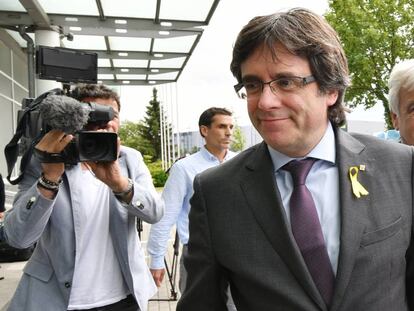 Carles Puigdemont, el pasado 21 de junio en Berlín (Alemania).