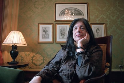 Susan Sontag, en su &uacute;ltima visita a Madrid en 2003. 