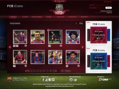 Llegan los cromos digitales del Barça