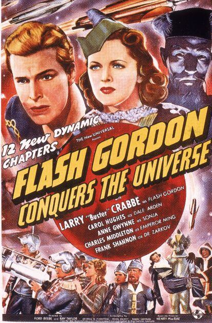 Cartel de la película 'Flash Gordon' dirigida por Ford Beebe en 1940. 