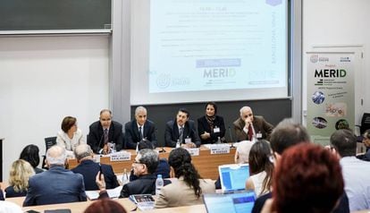 Un momento del de la Conferencia anual de la Universidad Euro-Mediterránea en Barcelona.