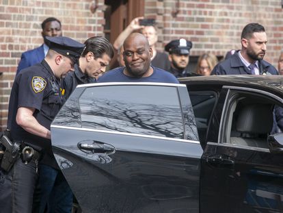 Frank James tras ser detenido por la policía, el pasado miércoles 13 de abril, en Nueva York.