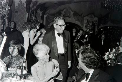 Henry Kissinger en el estreno de 'El Padrino', en el hotel St. Regis de Nueva York, el 14 de marzo de 1972.