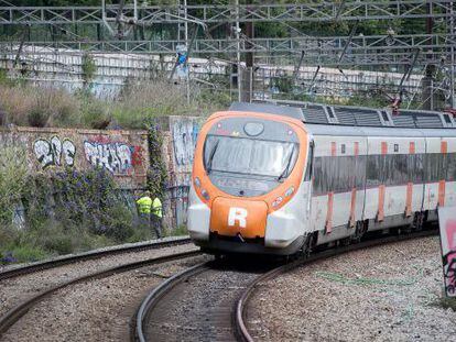 Un tren de Rodalies en una imagen de archivo.