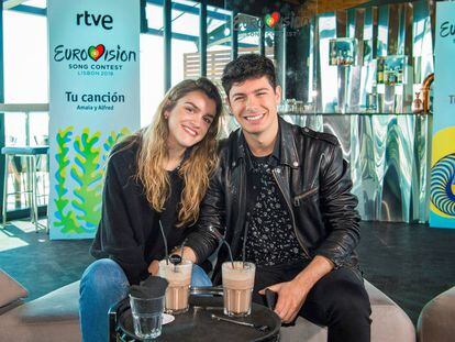 Alfred y Amaia, impacientes ya por actuar tras pulir detalles en Eurovisión