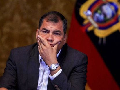 El expresidente de Ecuador Rafael Correa. 