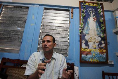 El opositor José Daniel Ferrer en Cuba en 2012.