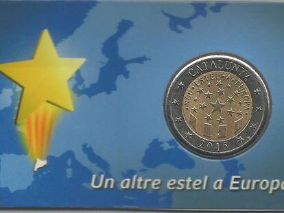 Revers de la moneda catalana proposada.