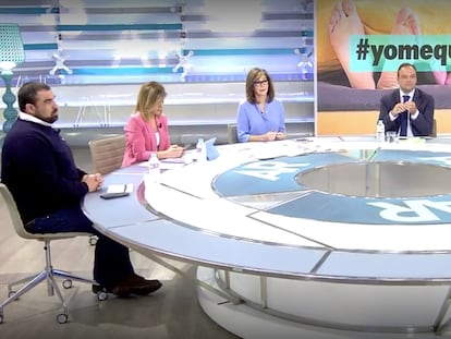 Una imagen del programa matinal de Ana Rosa Quintana de este lunes.