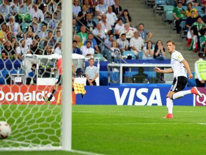 Goretzka marca el segundo gol de Alemania.