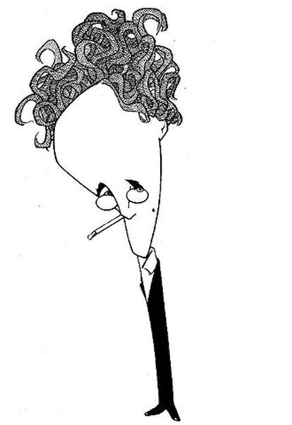 Roberto Bolaño (1953-2003) visto por Loredano.