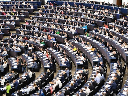 Una sesión plenaria de la Eurocámara en su sede en Estrasburgo.