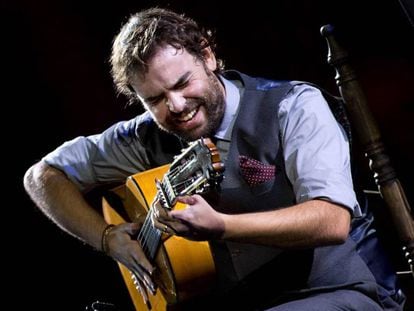 Dani de Morón en un concierto en El Real Alcázar.