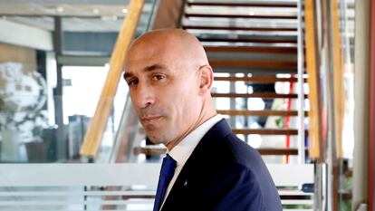 El expresidente de la Real Federación Española de Fútbol (RFEF), Luis Rubiales, en una imagen de archivo