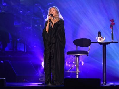 Barbra Streisand, en un concierto celebrado en Chicago, en agosto de 2019.