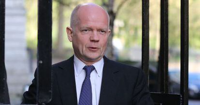 William Hague, ministro de Exteriores brit&aacute;nico.