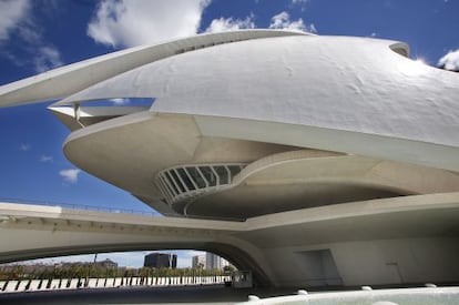 Arrugas del Palau de les Arts.