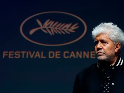 Pedro Almodóvar, en el 76º Festival de Cannes.