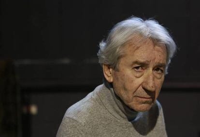 El actor José Sacristán, en los Teatros del Canal, en Madrid, en febrero de 2016.