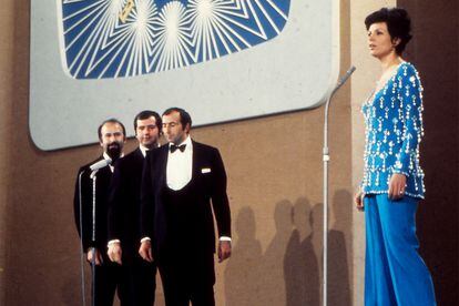 Salomé en 1969, año en que ganó Eurovision por ‘Vivo cantando’.