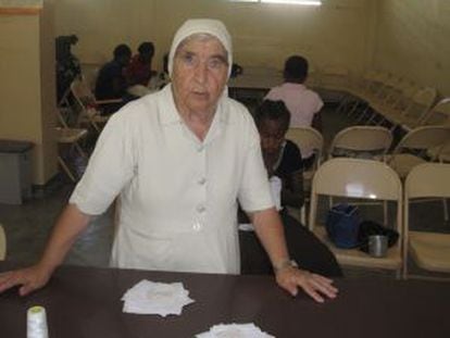 Milagros Caballero lleva 40 años de misionera en Haití.