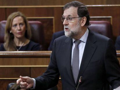 El presdente del Gobierno, Mariano Rajoy, este mi&eacute;rcoles.
