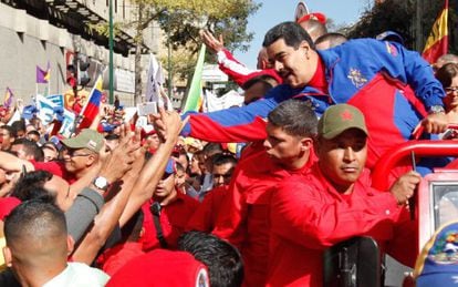 Maduro, este s&aacute;bado en Venezuela.