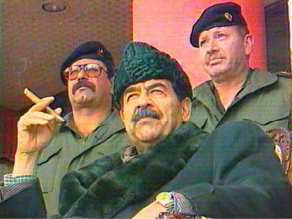 Sadam Husein, fotografiado en 1999.