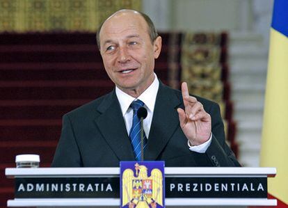 El presidente rumano, Traian Basescu