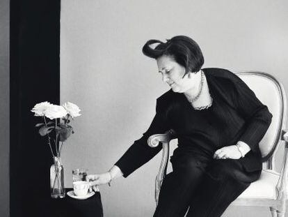 La periodista de moda Suzy Menkes.