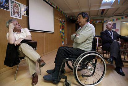 Fernando Magán (izquierda) y Carlos Eslevoy (derecha), en su reunión de ayer en Madrid.