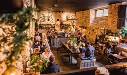 La cafetería La Fábrica, en la ciudad de Girona.