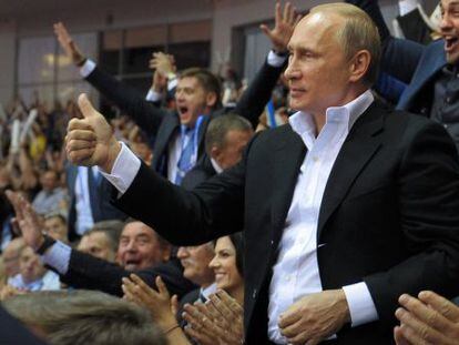 El presidente ruso, Vladímir Putin, en Siberia.