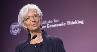 La directora gerente del Fondo Monetario Internacional, Christine Lagarde. 