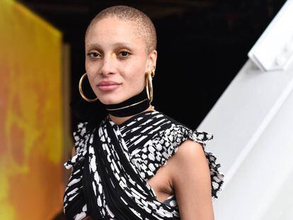 La modelo y actriz Adwoa Aboah, el pasado febrero en una fiesta de Fendi en Nueva York.