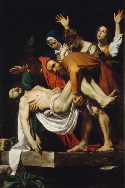 <i>Descendimiento de la Cruz, </i>de Michelangelo Merisi, <i>Caravaggio.</i>