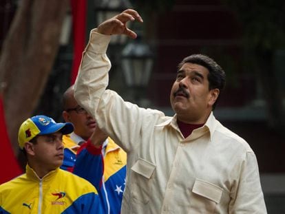 Nicol&aacute;s Maduro, durante el Congreso de la Patria