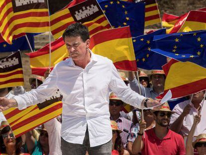 Manuel Valls, el pasado julio en una acto de la plataforma España Ciudadana en Palma de Mallorca